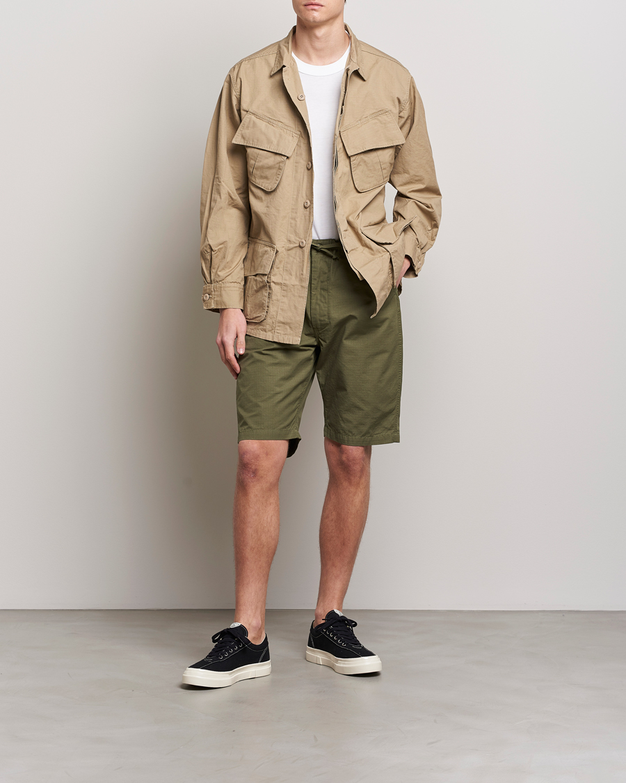 Hombres | Pantalones cortos | orSlow | New Yorker Shorts Army Green