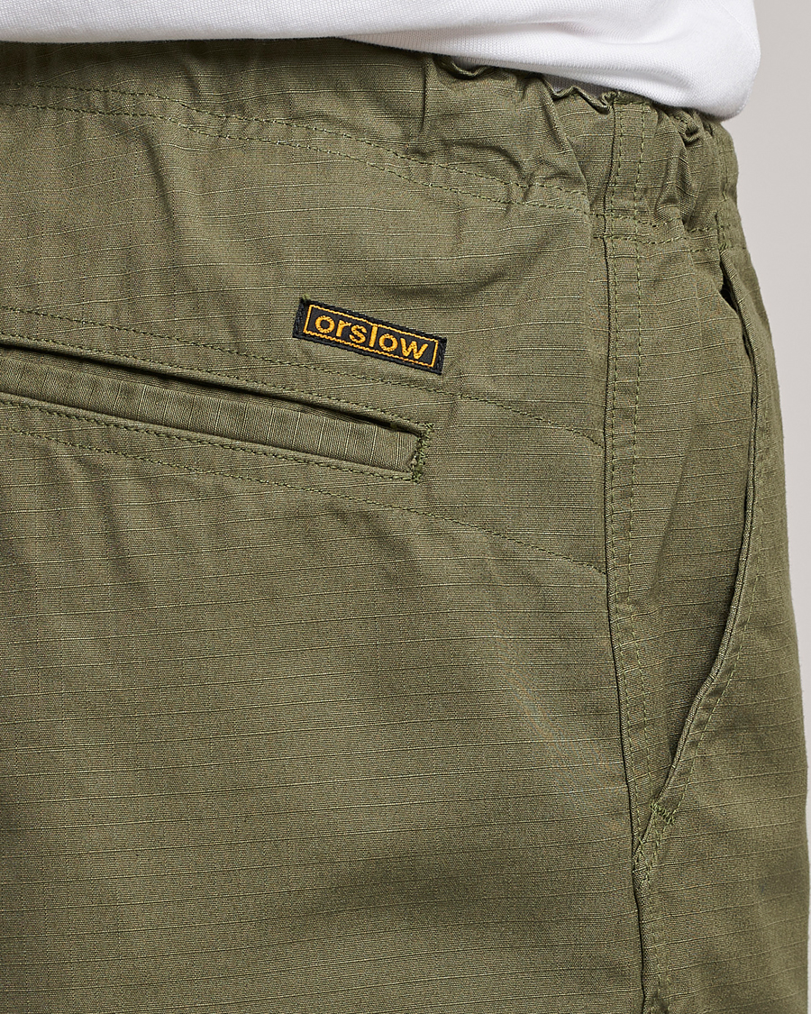 Hombres | Pantalones cortos | orSlow | New Yorker Shorts Army Green