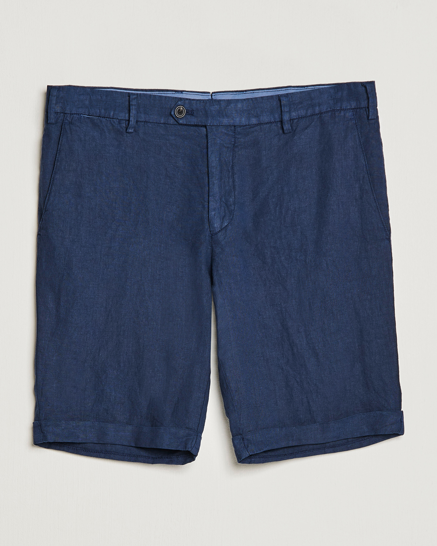 Hombres | Pantalones cortos | Lardini | Linen Shorts Navy