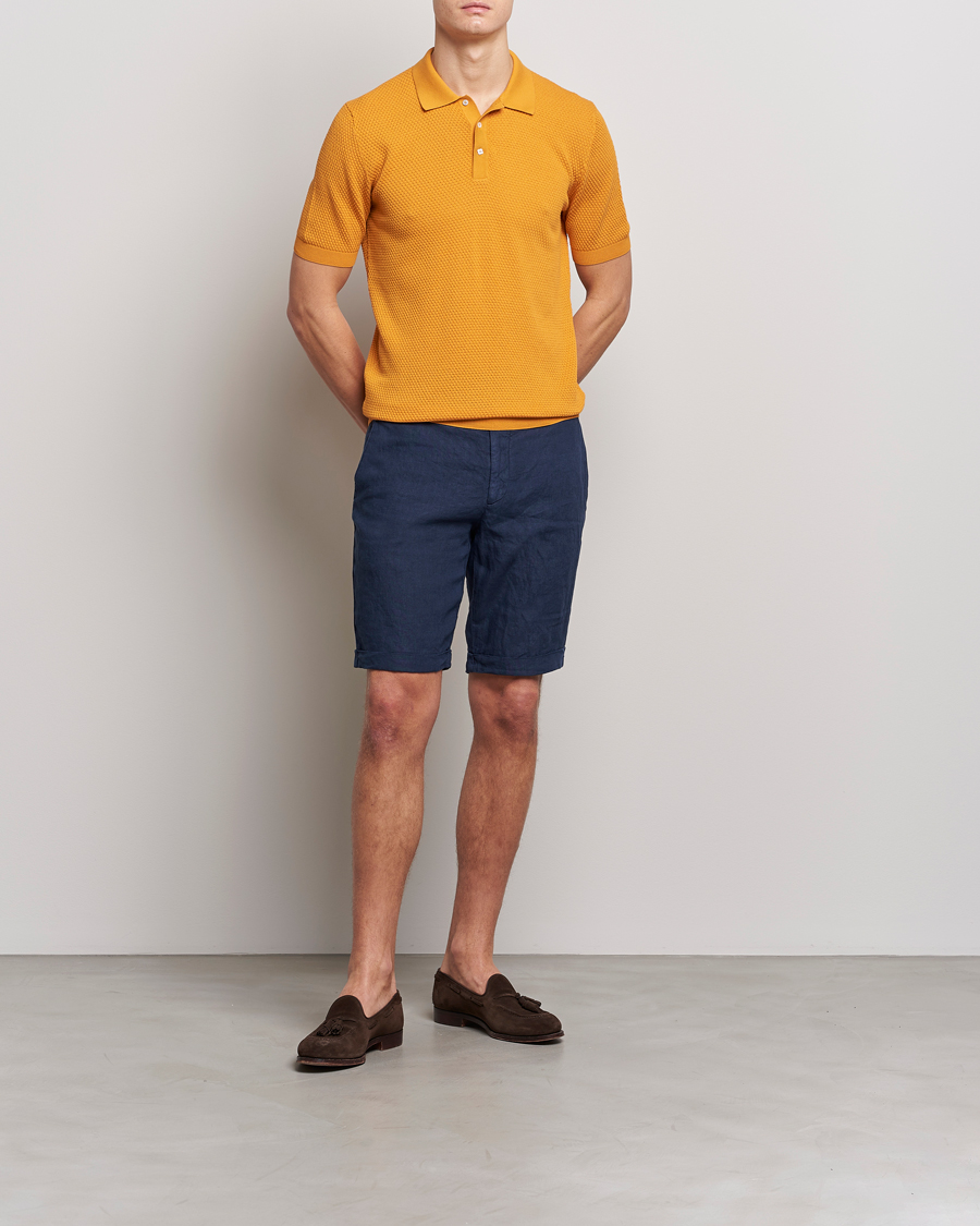 Hombres | Pantalones cortos | Lardini | Linen Shorts Navy