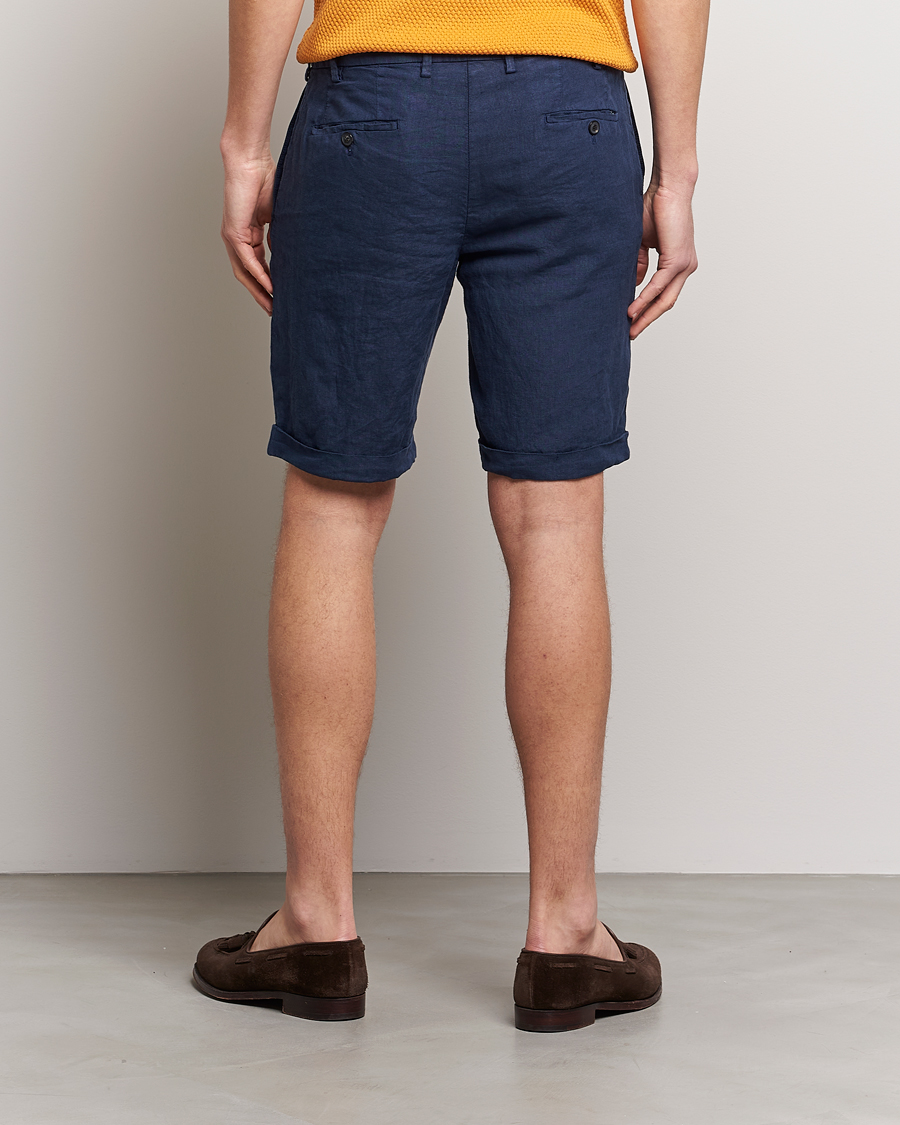 Hombres | Pantalones cortos | Lardini | Linen Shorts Navy