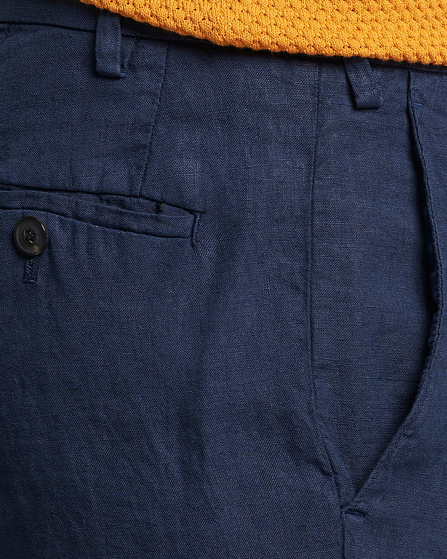 Hombres | Pantalones cortos | Lardini | Linen Shorts Navy