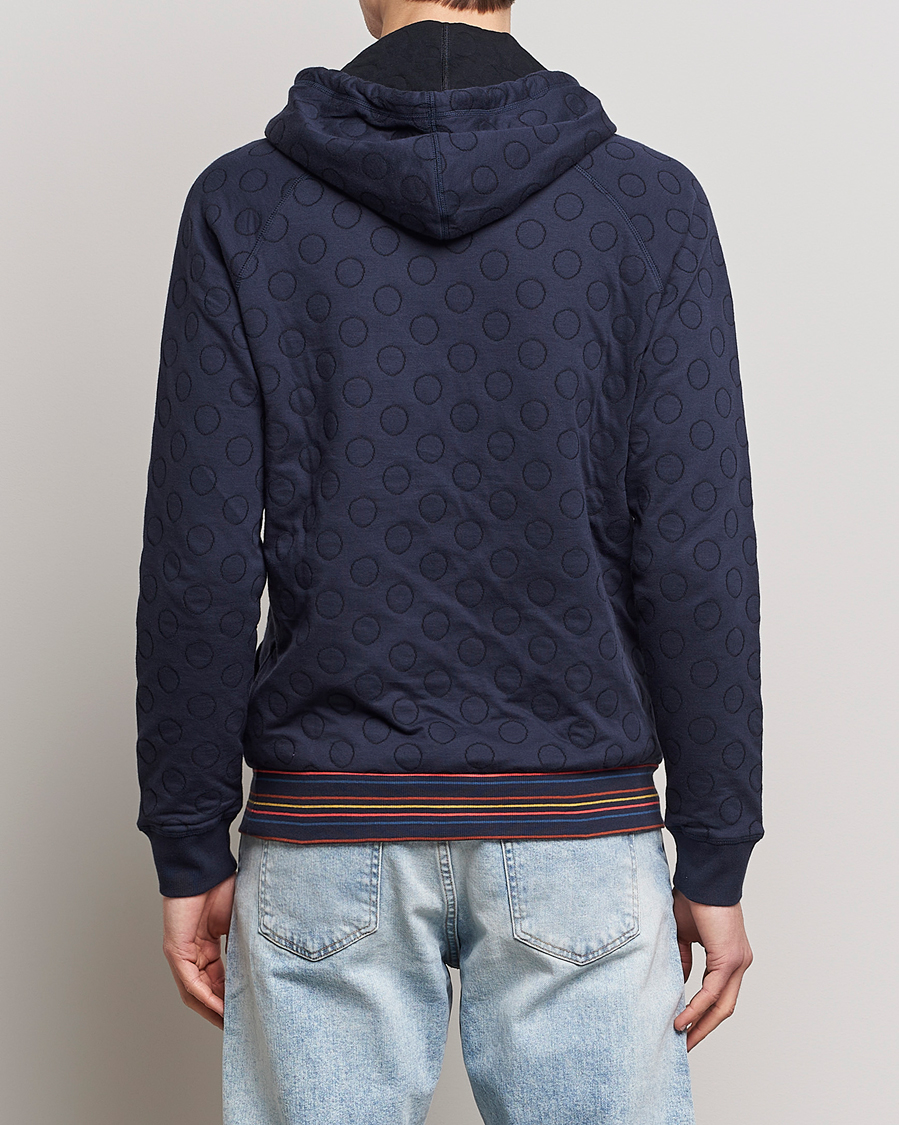 Hombres | Jerséis y prendas de punto | Paul Smith | Jacquard Hoodie Navy