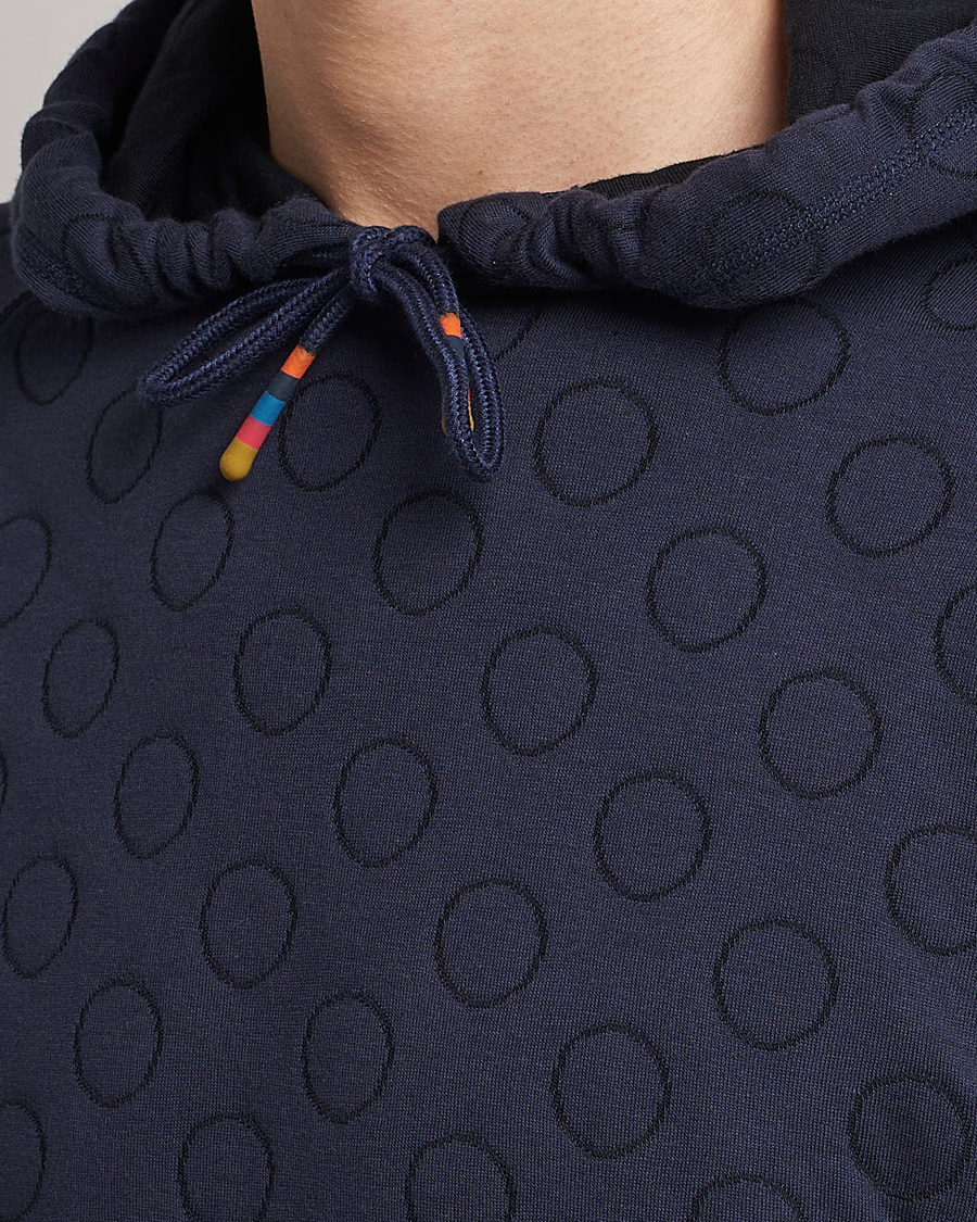 Hombres | Jerséis y prendas de punto | Paul Smith | Jacquard Hoodie Navy