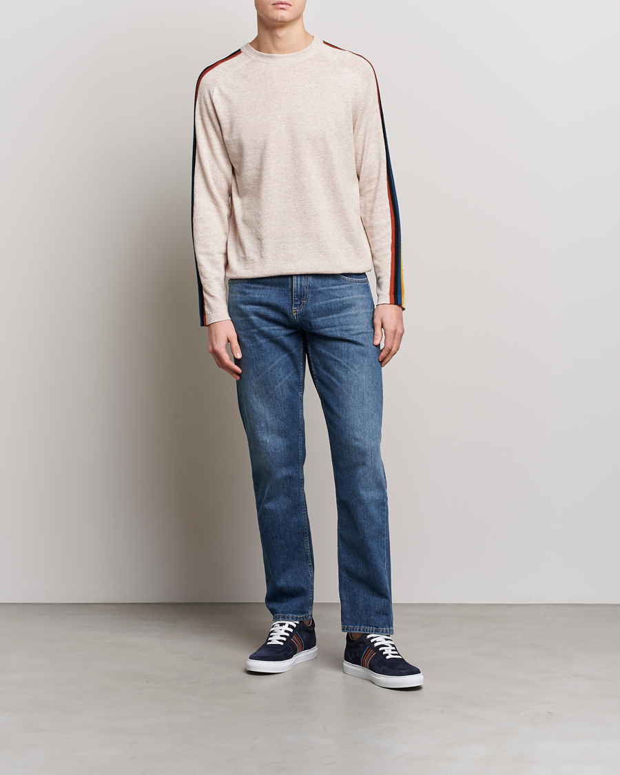 Hombres | Jerséis y prendas de punto | Paul Smith | Knitted Crew Neck White