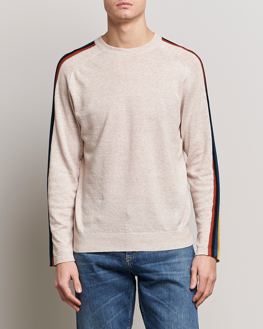 Hombres | Jerséis y prendas de punto | Paul Smith | Knitted Crew Neck White