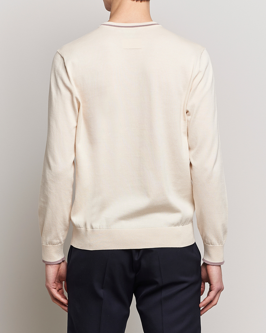 Hombres | Jerséis y prendas de punto | Paul Smith | Organic Cotton Knitted Sweater Off White