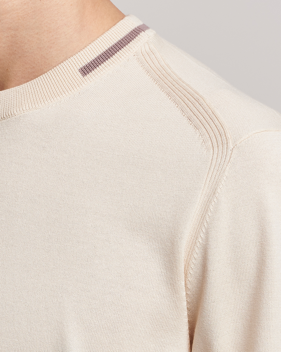 Hombres | Jerséis y prendas de punto | Paul Smith | Organic Cotton Knitted Sweater Off White