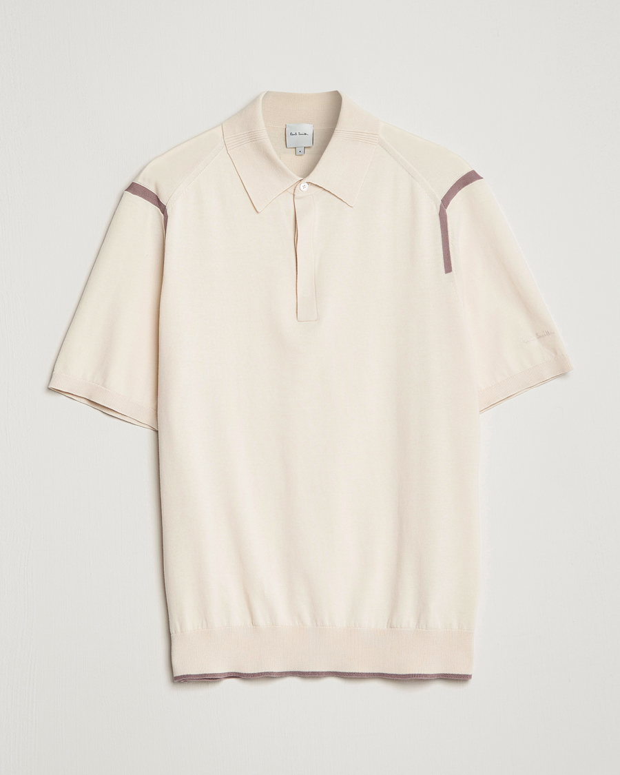 Hombres | Polos | Paul Smith | Organic Cotton Polo Off White