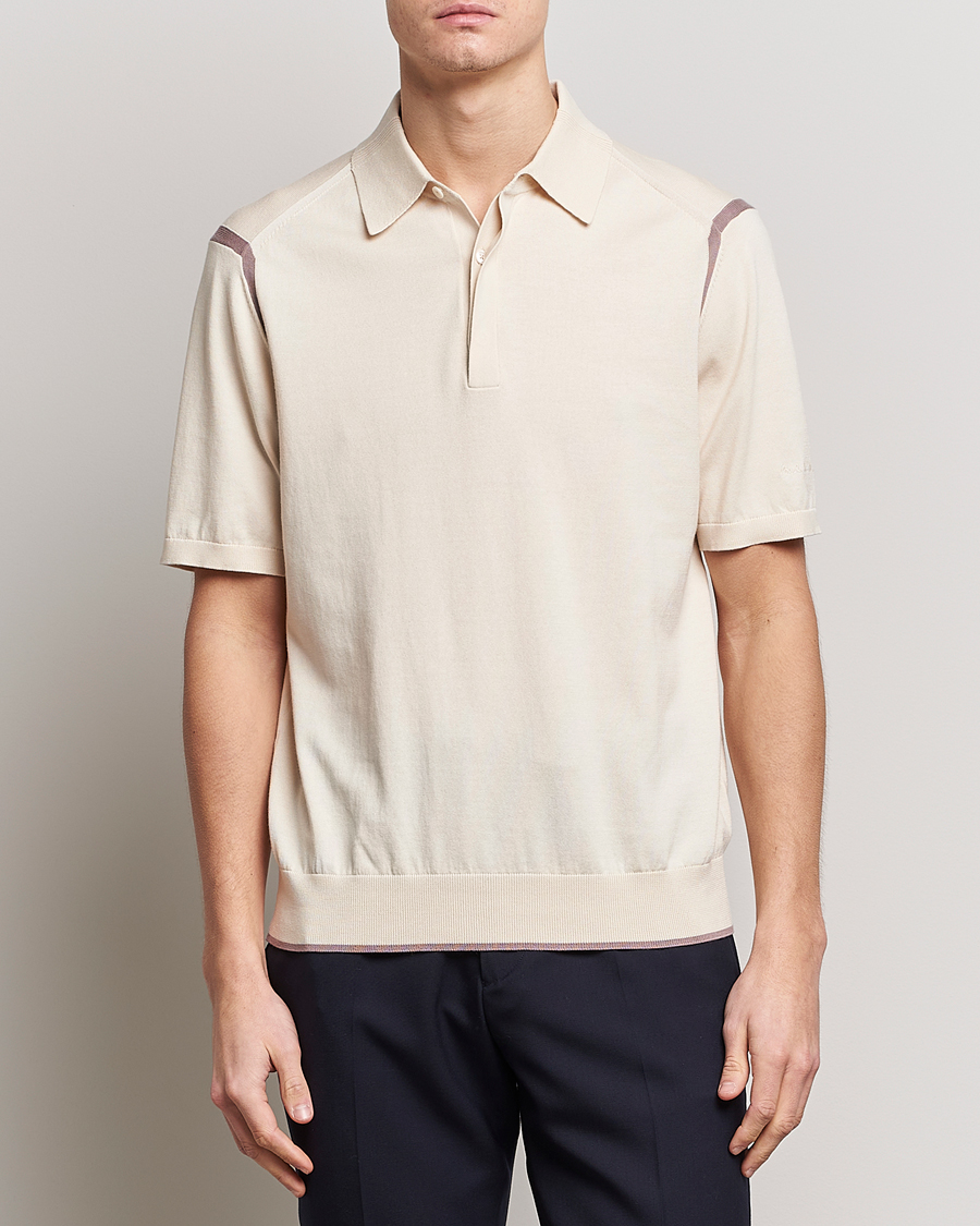 Hombres | Polos | Paul Smith | Organic Cotton Polo Off White