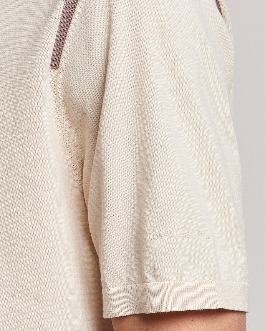 Hombres | Polos | Paul Smith | Organic Cotton Polo Off White
