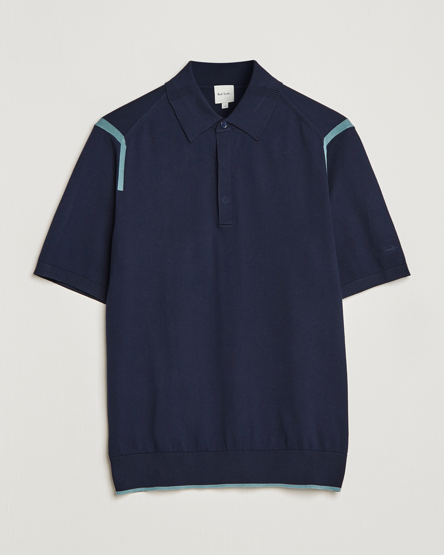 Hombres | Polos | Paul Smith | Organic Cotton Polo Dark Navy