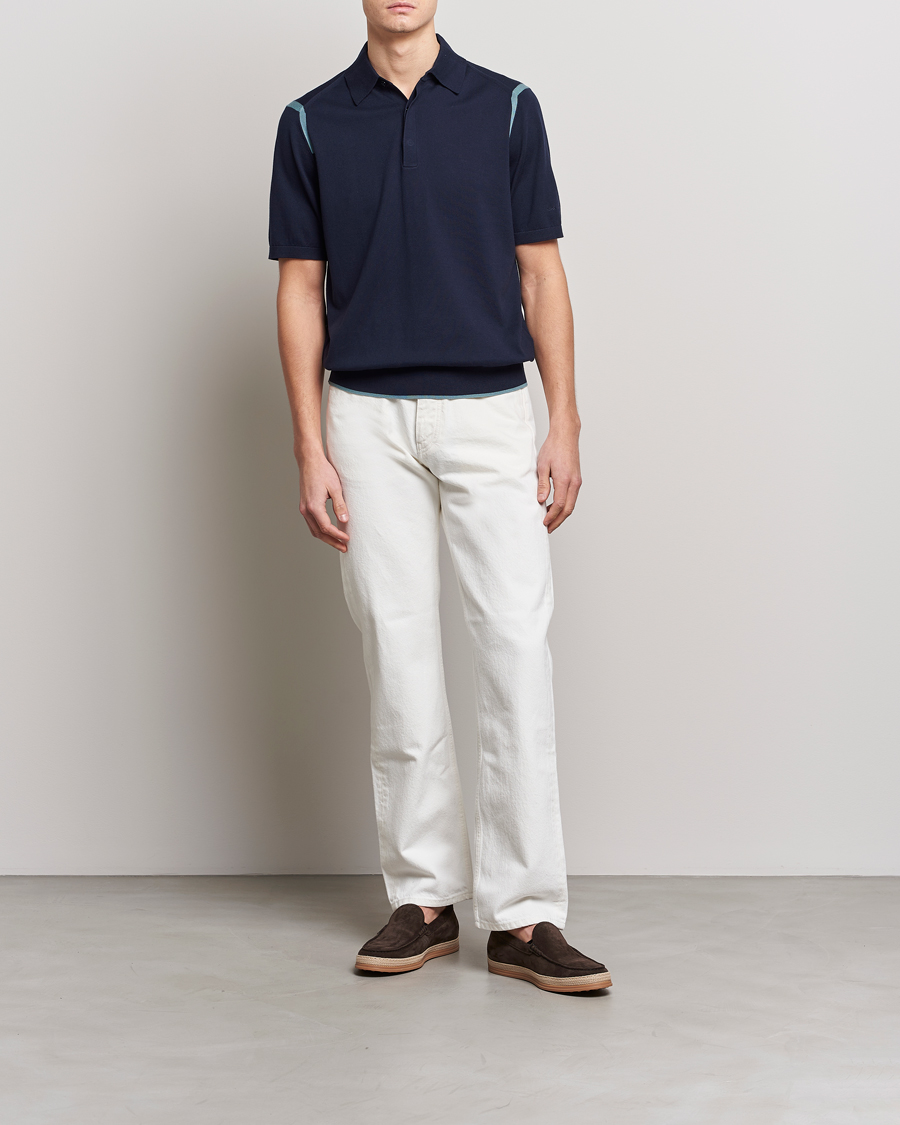 Hombres | Polos | Paul Smith | Organic Cotton Polo Dark Navy