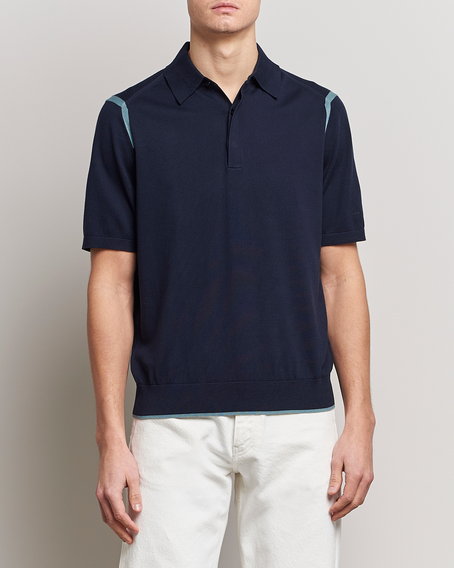 Hombres | Polos | Paul Smith | Organic Cotton Polo Dark Navy