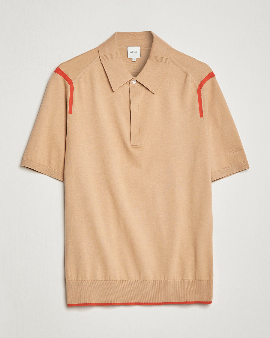 Hombres | Polos | Paul Smith | Organic Cotton Polo Light Beige
