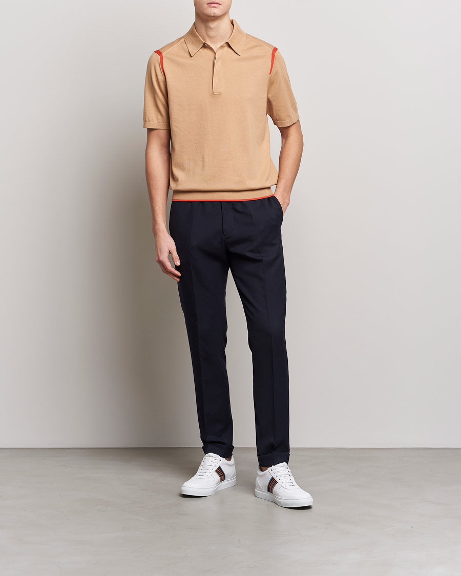 Hombres | Polos | Paul Smith | Organic Cotton Polo Light Beige