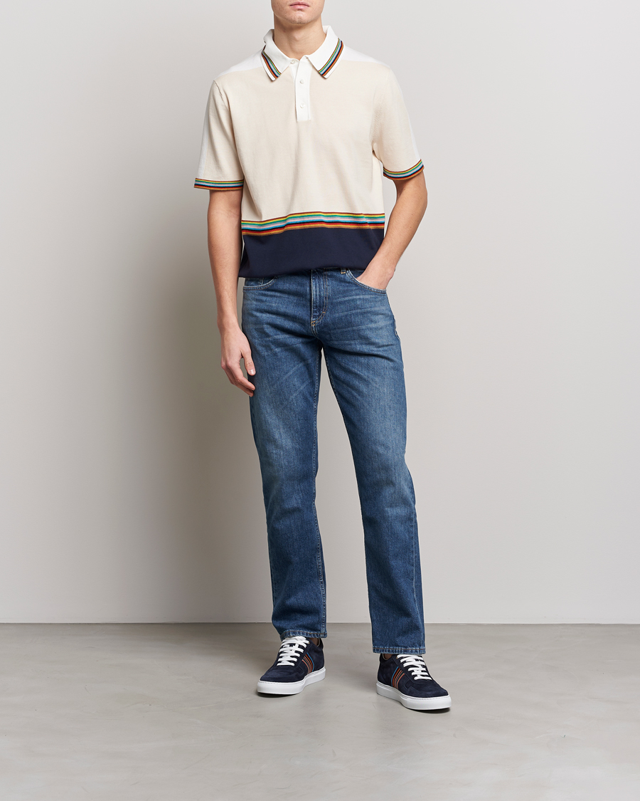 Hombres | Jerséis y prendas de punto | Paul Smith | Organic cotton Knitted Polo White
