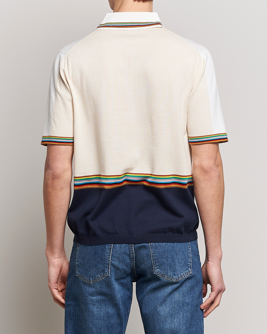 Hombres | Jerséis y prendas de punto | Paul Smith | Organic cotton Knitted Polo White