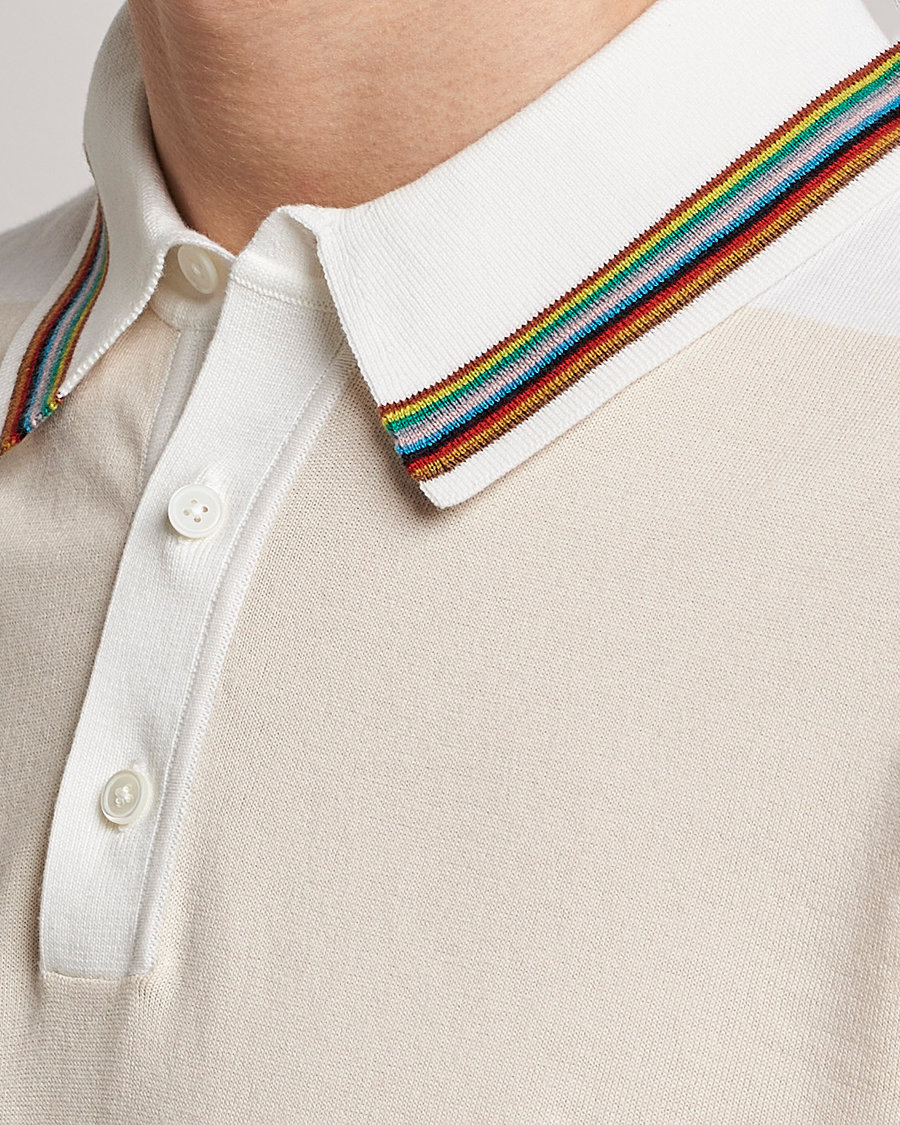 Hombres | Jerséis y prendas de punto | Paul Smith | Organic cotton Knitted Polo White