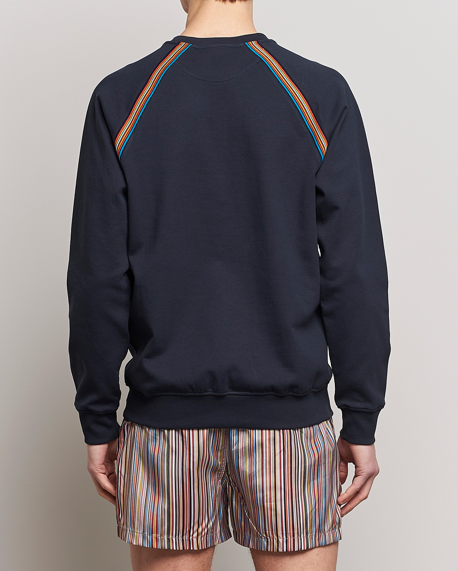 Hombres | Jerséis y prendas de punto | Paul Smith | Raglan Cotton Sweatshirt Dark Navy