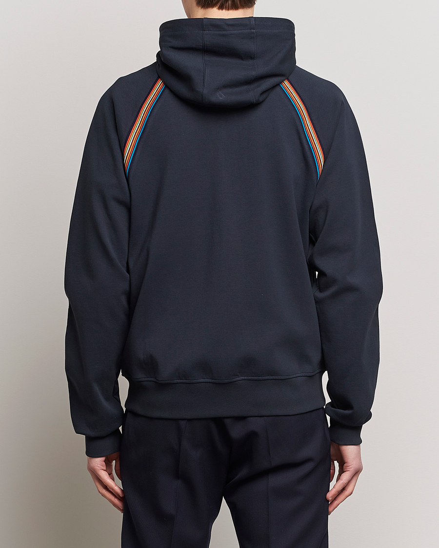 Hombres | Jerséis y prendas de punto | Paul Smith | Hooded Cotton Sweatshirt Dark Navy