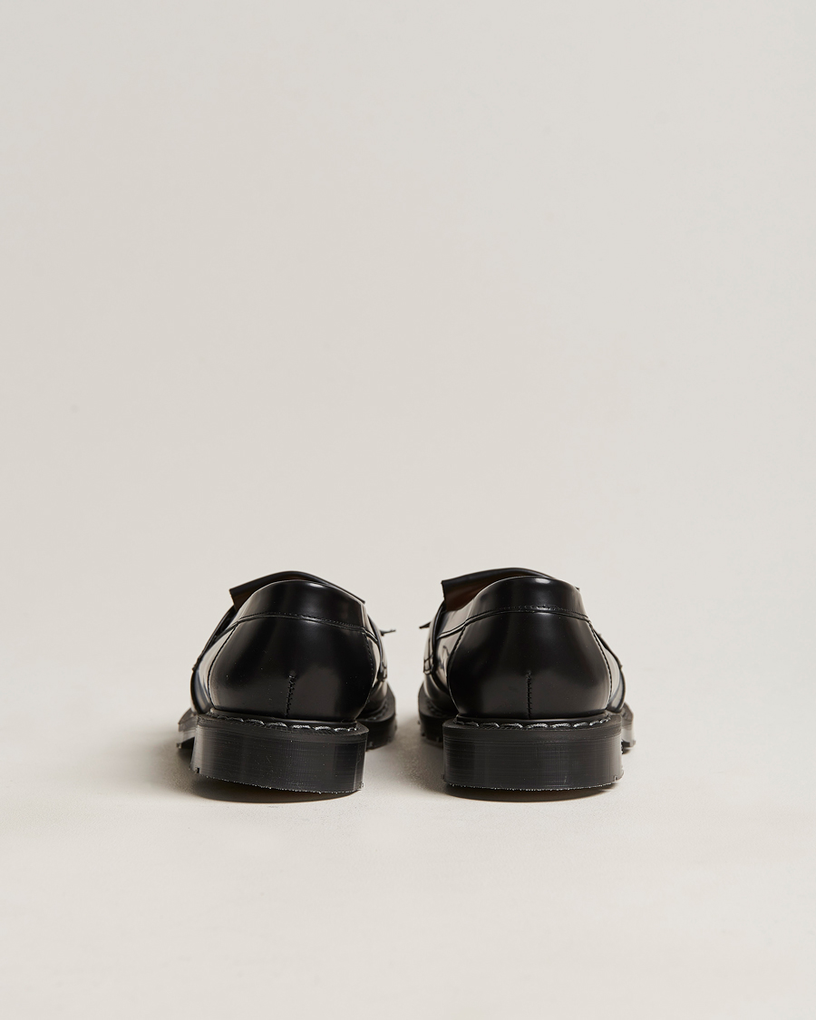 Hombres | Solovair Tassel Loafer Black Shine | Solovair | Tassel Loafer Black Shine