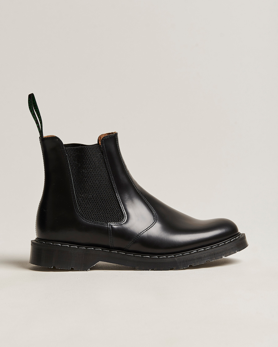 Hombres | Botas | Solovair | Dealer Boot Black Shine