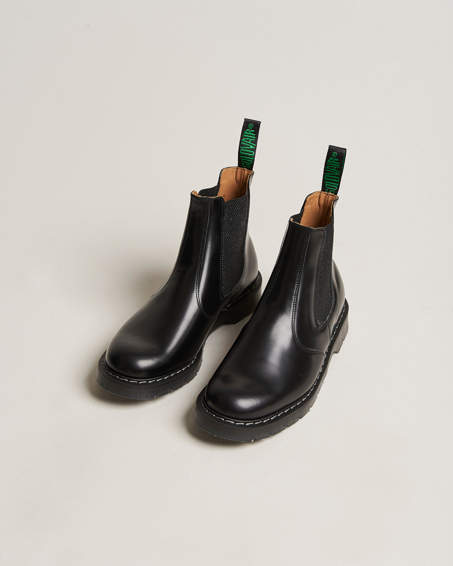 Hombres | Zapatos | Solovair | Dealer Boot Black Shine