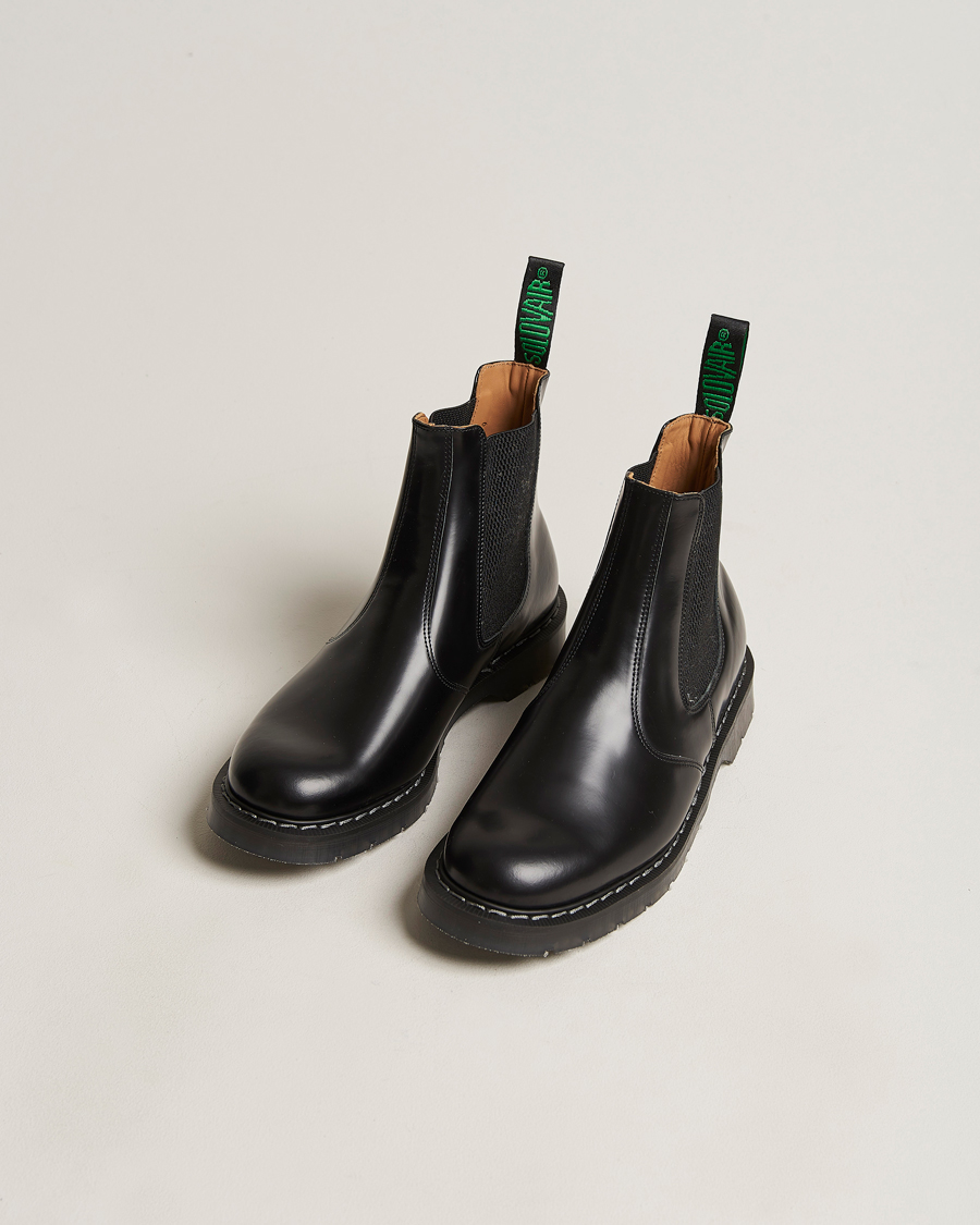 Hombres | Botas | Solovair | Dealer Boot Black Shine