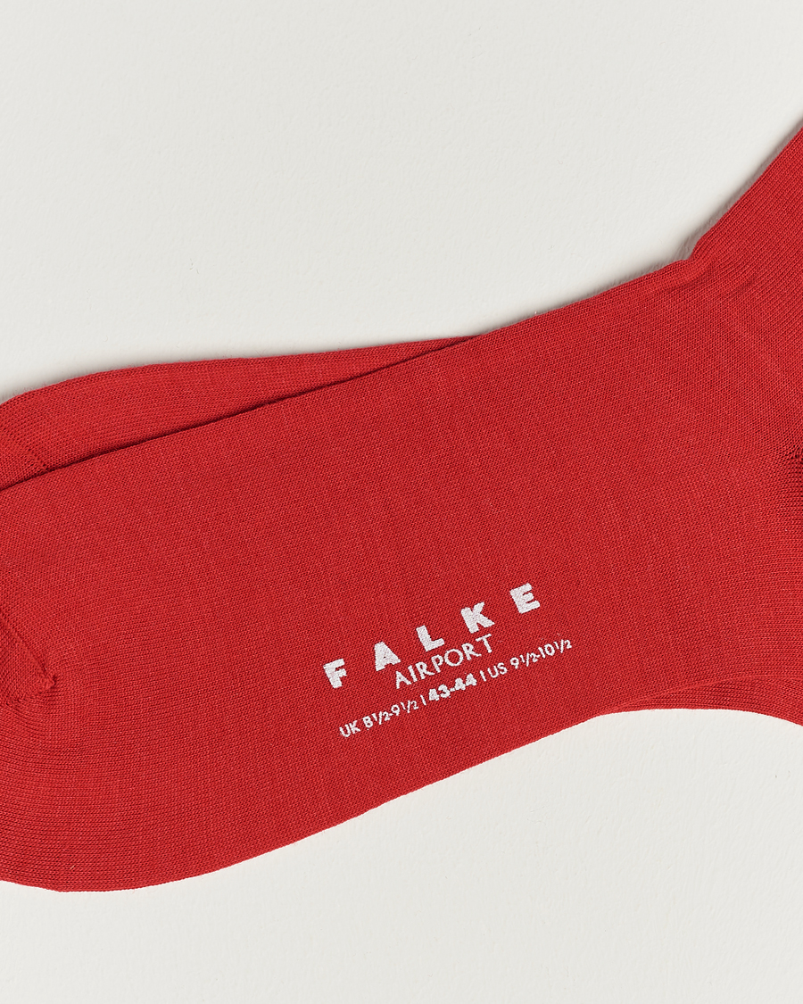 Hombres | Ropa | Falke | Airport Socks Scarlet