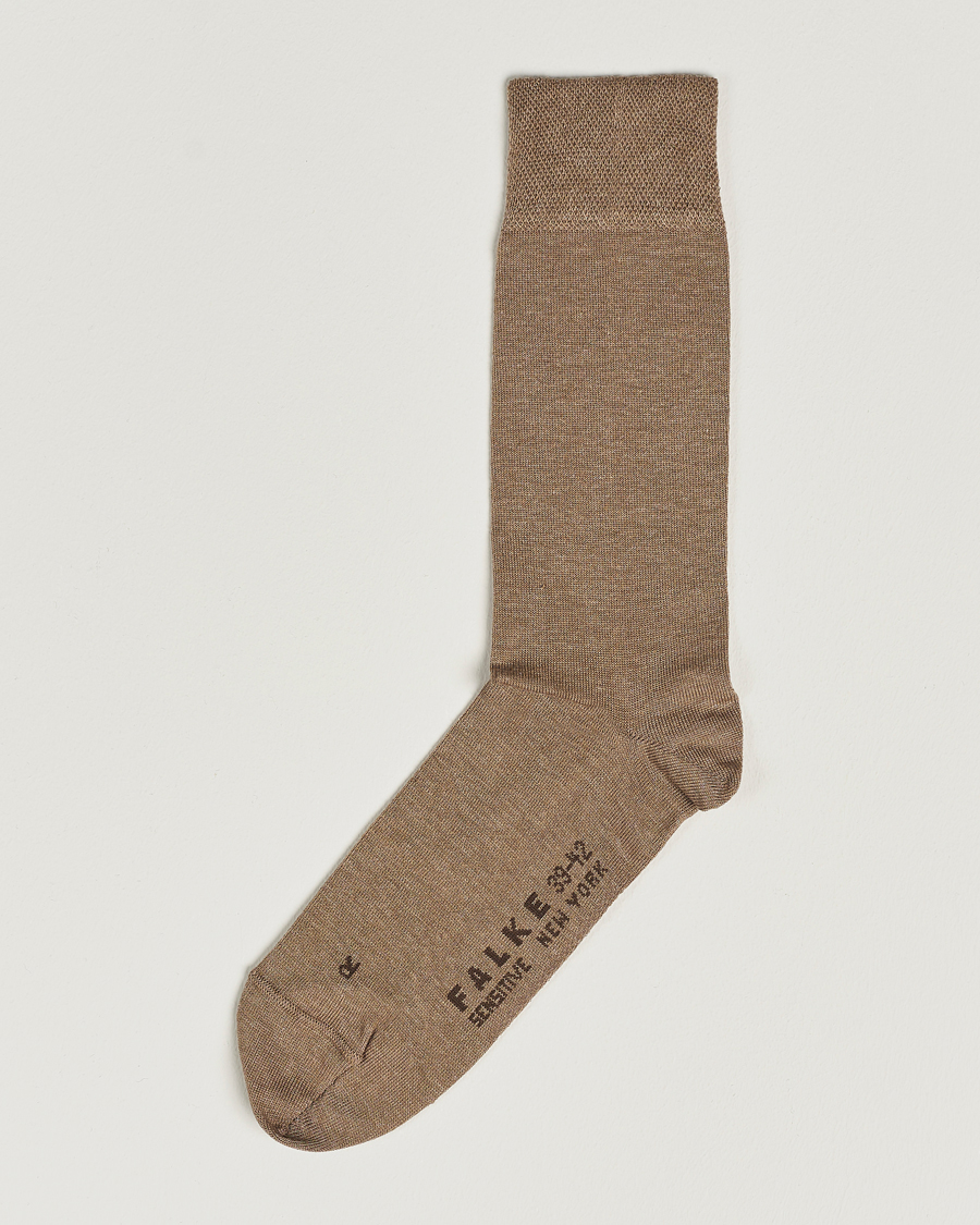 Hombres | Ropa interior y calcetines | Falke | Sensitive New York Lyocell Socks Nuthmeg Mel