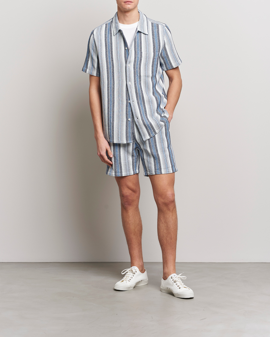 Hombres | Pantalones cortos | Samsøe Samsøe | Samsøe & Samsøe Jabari Shorts Blue Stripe