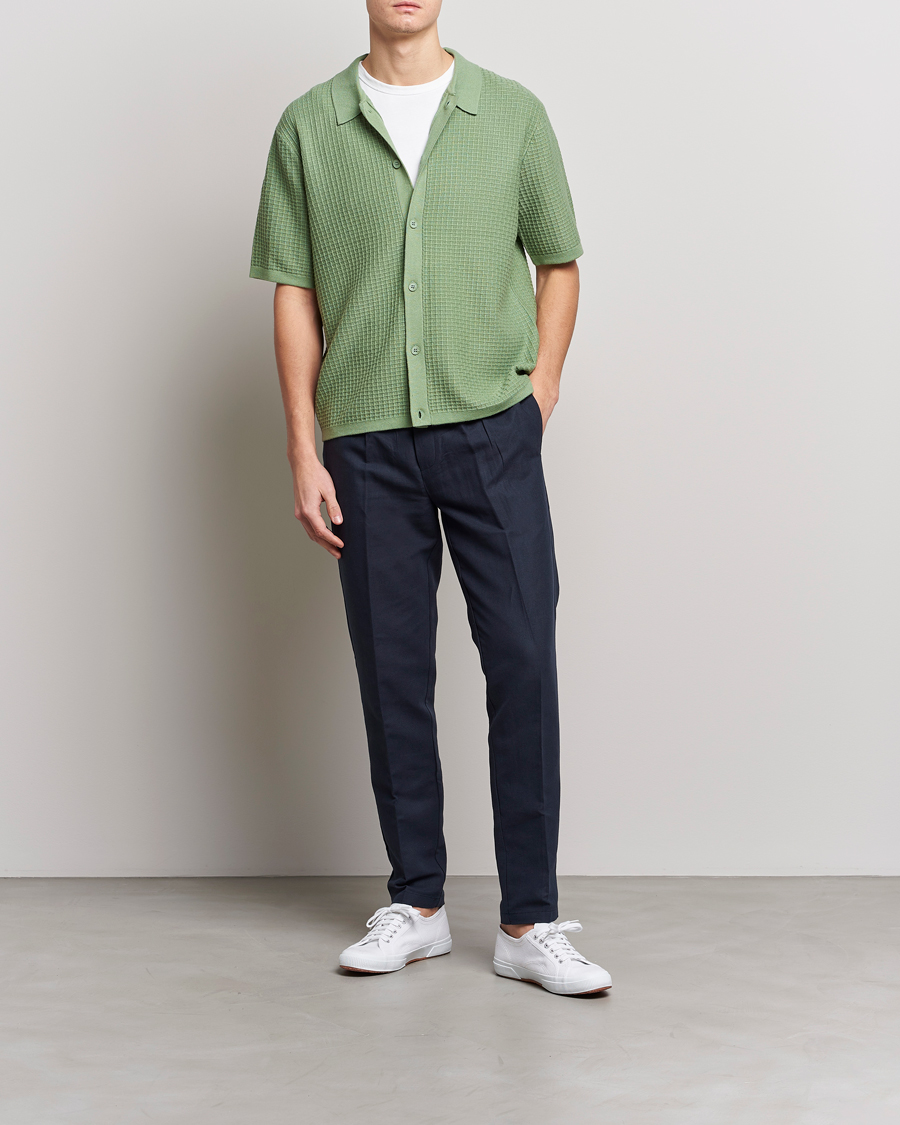 Hombres | Polos | Samsøe Samsøe | Samsøe & Samsøe Derek Polo Shirt Basil