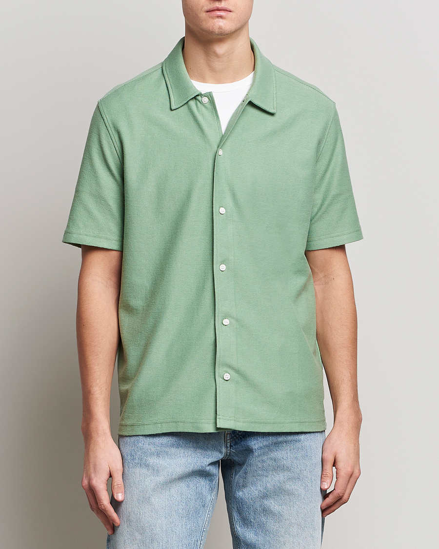Hombres | Camisas | Samsøe Samsøe | Samsøe & Samsøe Kvistbro Organic Cotton Shirt Basil