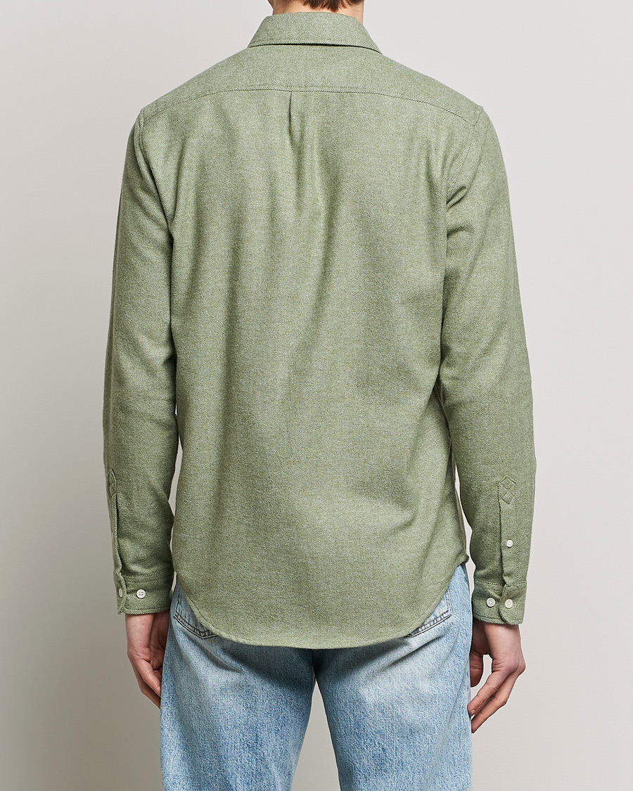 Hombres | Camisas | Samsøe Samsøe | Samsøe & Samsøe Liam Organic Cotton Shirt Basil Melange