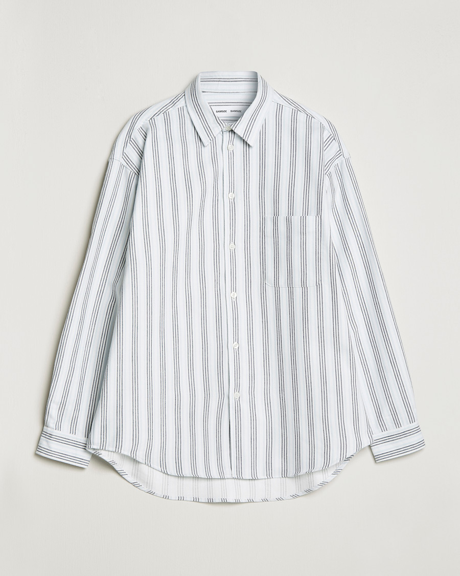Hombres | Camisas | Samsøe Samsøe | Samsøe & Samsøe Luan Cotton Shirt Salute Stripe