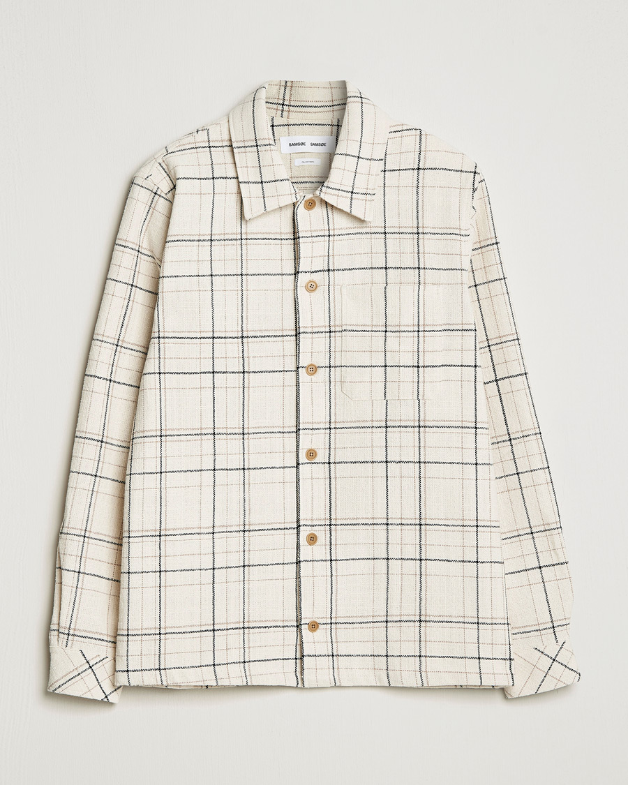 Hombres | Camisas | Samsøe Samsøe | Samsøe & Samsøe Taka Overshirt Oatmeal