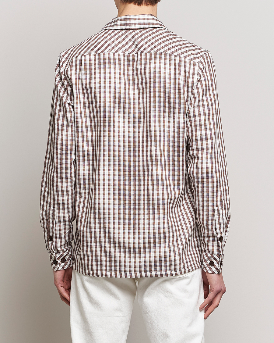 Hombres | Camisas | Samsøe Samsøe | Samsøe & Samsøe Taka Cotton Lyocell Overshirt Dark Earth