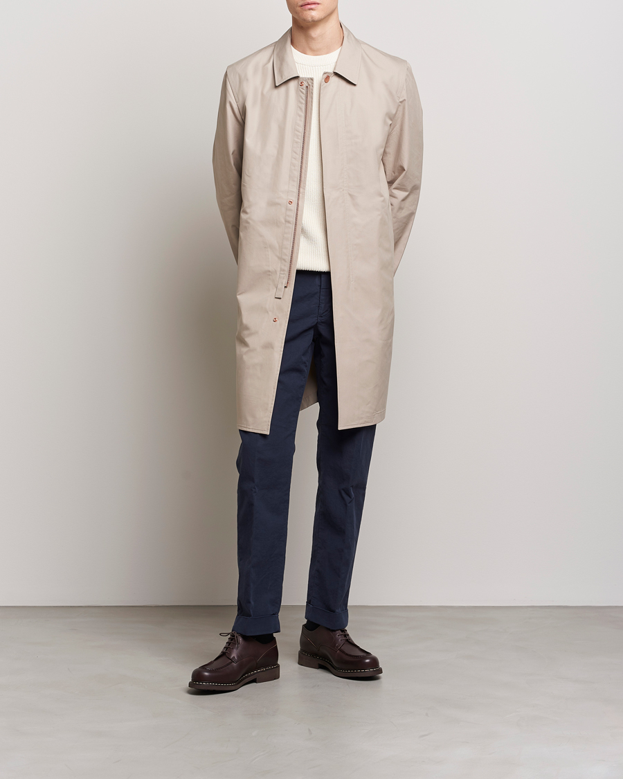 Hombres | Abrigos y chaquetas | Private White V.C. | Unlined Cotton Ventile Mac Coat 3.0 Plaza Taupe