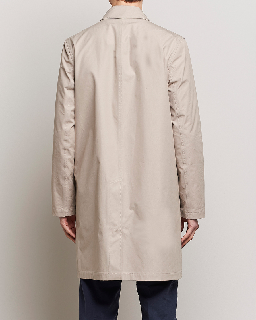 Hombres | Abrigos y chaquetas | Private White V.C. | Unlined Cotton Ventile Mac Coat 3.0 Plaza Taupe