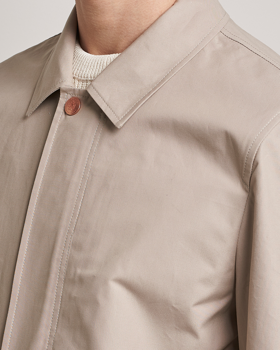 Hombres | Abrigos y chaquetas | Private White V.C. | Unlined Cotton Ventile Mac Coat 3.0 Plaza Taupe