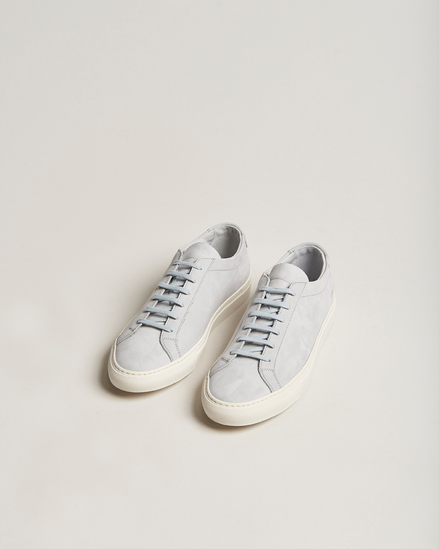 Hombres | Common Projects Original Achilles Nubuck Sneaker Grey | Common Projects | Original Achilles Nubuck Sneaker Grey