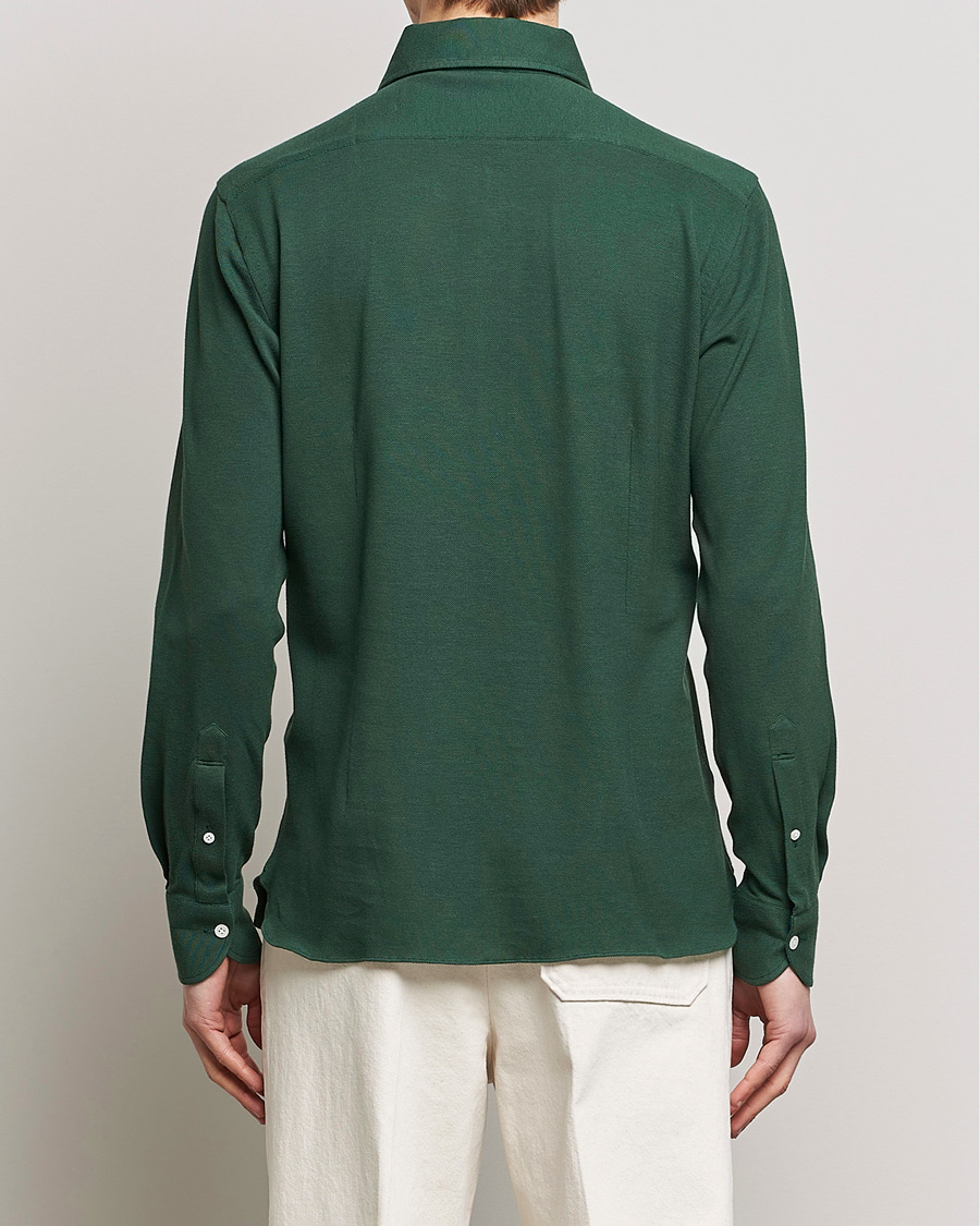 Hombres | Camisas | 100Hands | Signature One Piece Jersey Polo Emerald Green