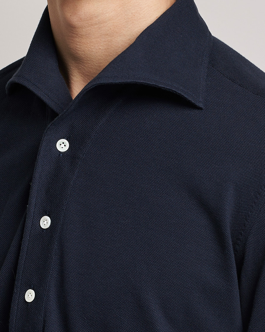 Hombres | Camisas | 100Hands | Signature One Piece Jersey Polo Navy