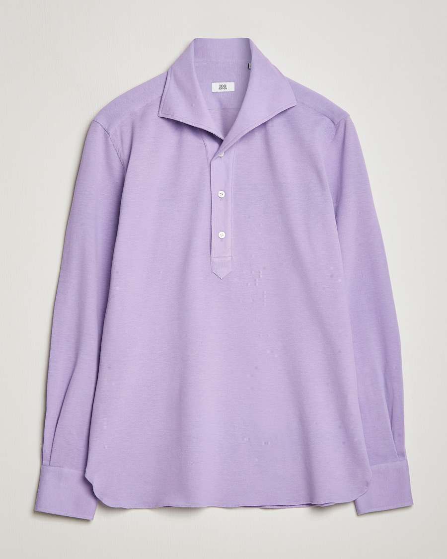 Hombres | Camisas | 100Hands | Signature One Piece Jersey Polo Light Purple