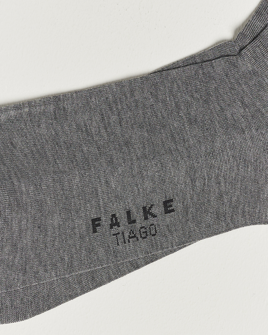 Hombres |  | Falke | Tiago Socks Light Grey Melange