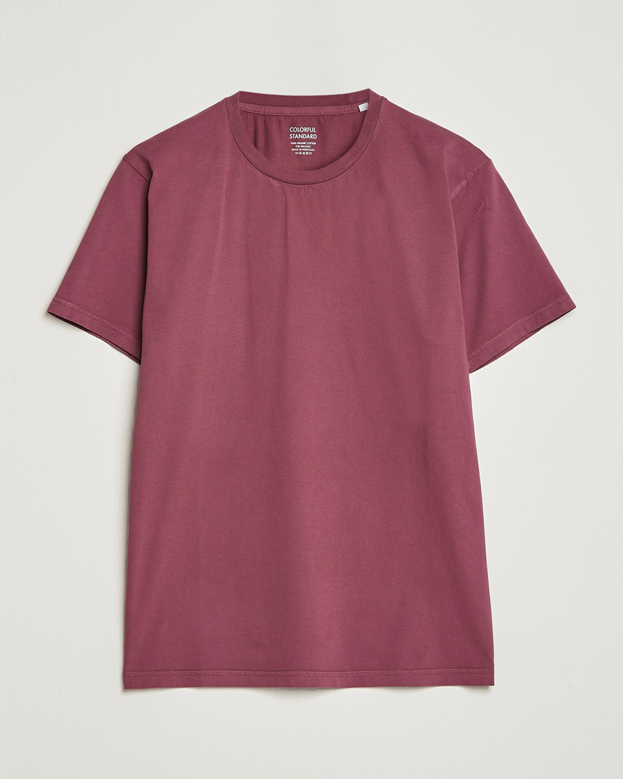 Hombres | Camisetas | Colorful Standard | Classic Organic T-Shirt Dusty Plum