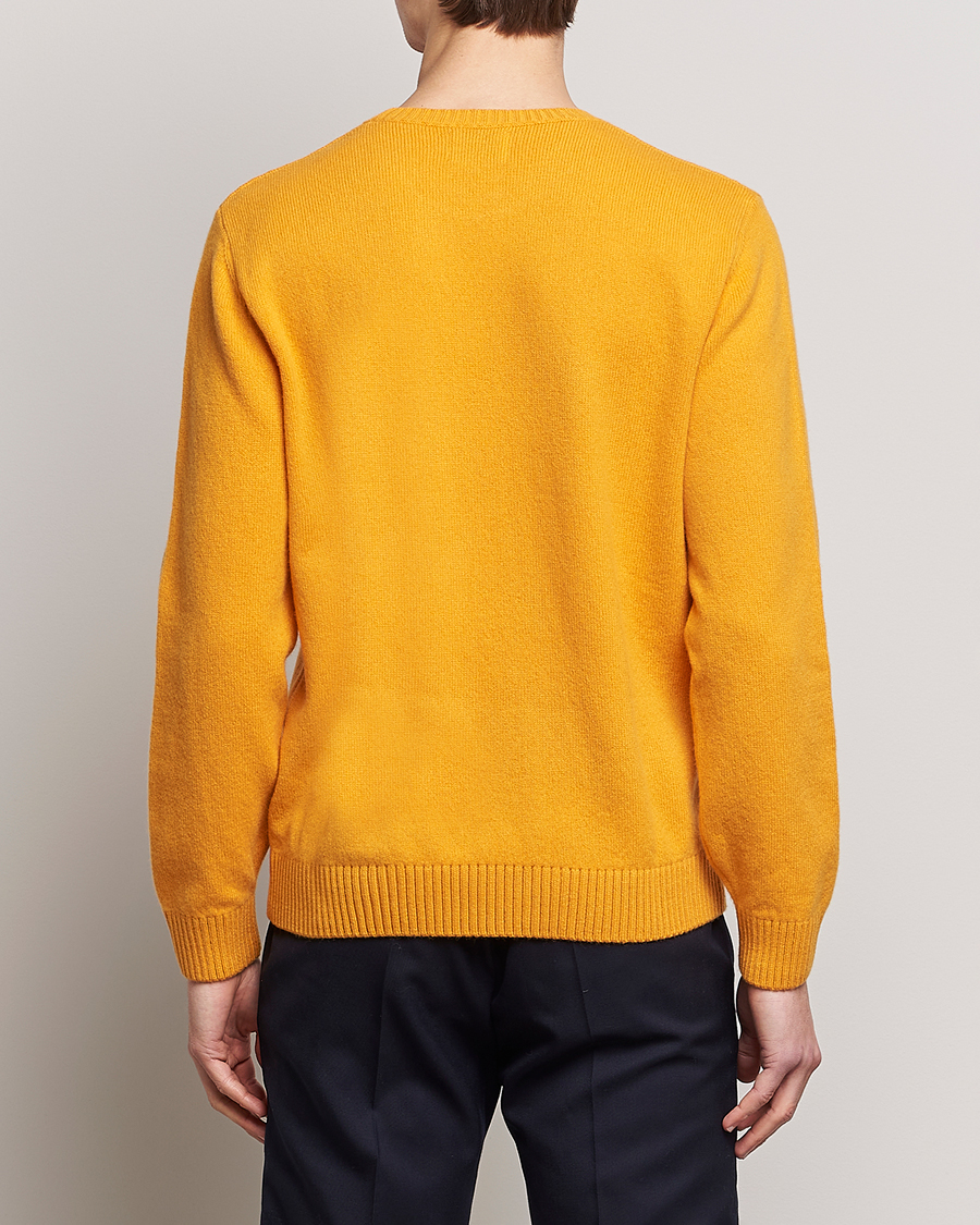 Hombres | Jerséis y prendas de punto | Colorful Standard | Classic Merino Wool Crew Neck Burned Yellow