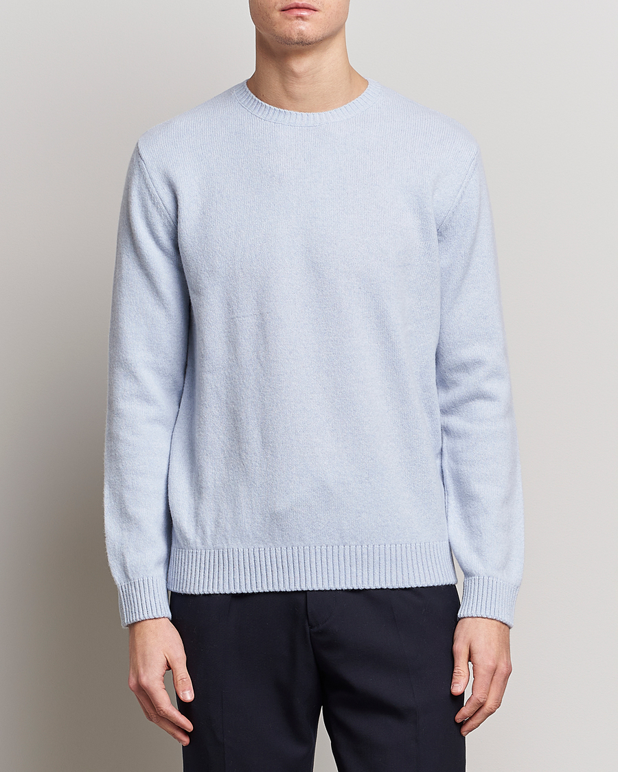 Hombres | Colorful Standard | Colorful Standard | Classic Merino Wool Crew Neck Polar Blue