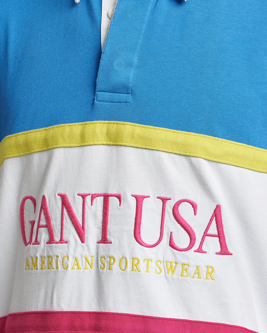 Hombres | Jerséis y prendas de punto | GANT | Archive Heavy Rugger Day Blue